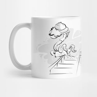 Fuzzy Jumping Earthworm Mug